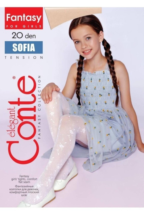 Колготки дитячі Conte Sofia поліамідні