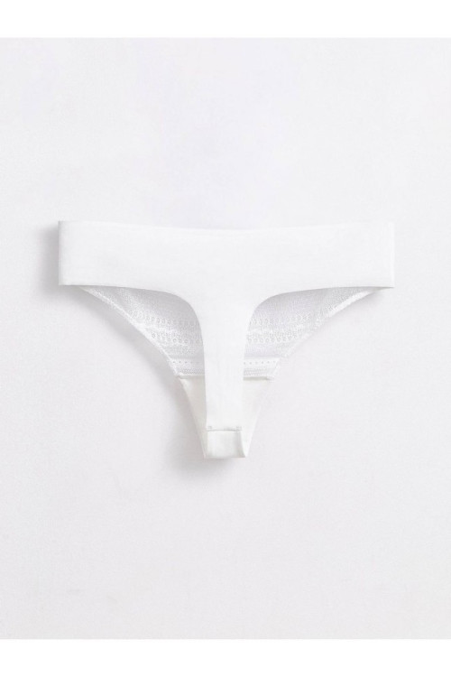 Труси жіночі Conte Romantic Story LST 1267 стрІнги безшовні з мереживом