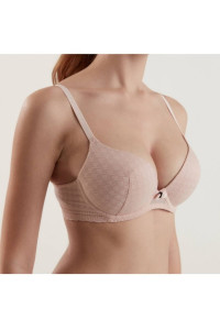 Бюстгальтер Conte Body Couture RB1153 push-up із малюнком «гусяча лапка»