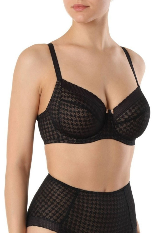 Бюстгальтер Conte Body Couture RB6117 з малюнком «гусяча лапка»