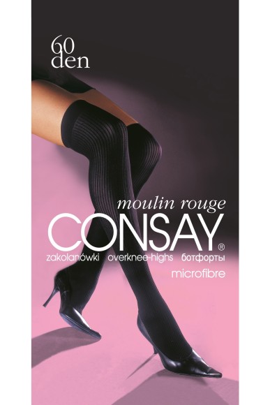 Ботфорты женские Consay Moulin rouge 60 Den