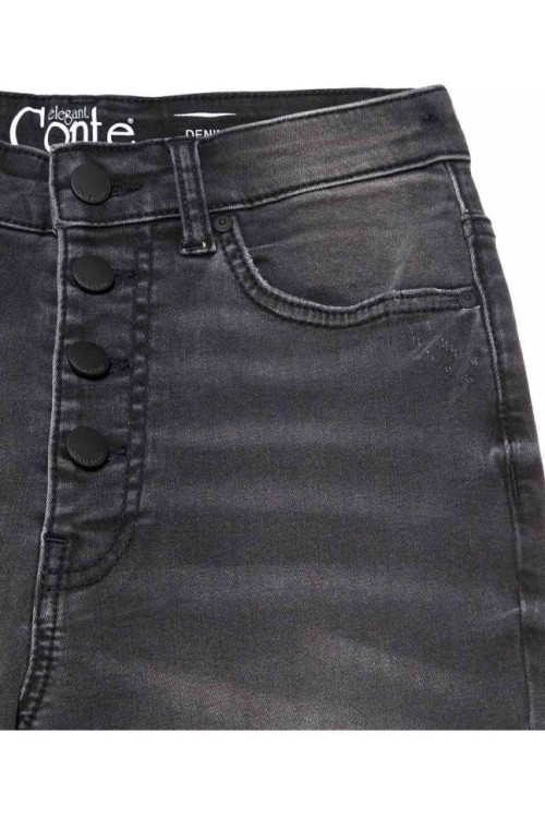 Джинси жіночі Conte Eco-friendly CON-225 Lycra® моделюючі skinny з високою посадкою