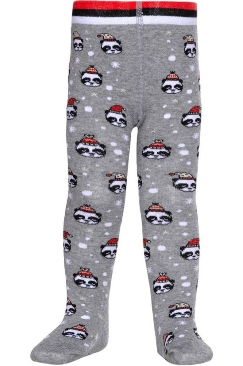 Колготки дитячі Conte-kids новорічні 19С-95/1СП (554) «Xmas panda»
