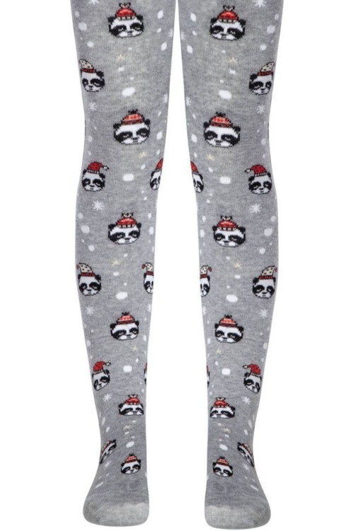 Колготки дитячі Conte-kids новорічні 19С-95/1СП (554) «Xmas panda»