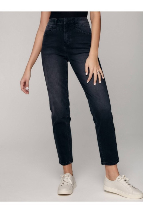 Джинси жіночі Conte Eco-friendly Mom Fit CON-314 з високою посадкою та кокеткою