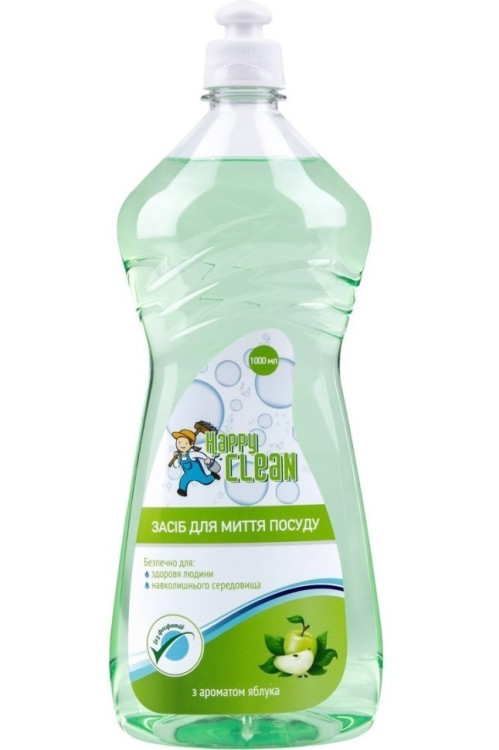 Засіб для миття посуду Happy Clean "Яблуко"
