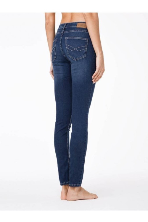 Джинси жіночі Conte Skinny 4640/4915D моделюючі із середньою посадкою